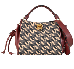 Monogram Small Iris, Canvas/Leather, Burgundy/Beige, MIV, DB/CL/S, 2*